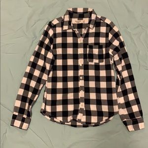 Abercrombie kids girls button up shirt size 11/12